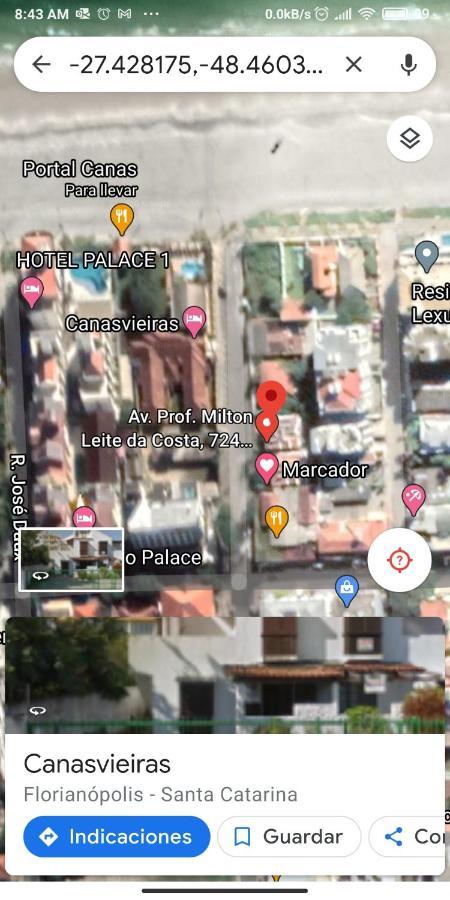 Apartamento Inteiro Dois Quartos Melhor Localizacao Pes Na Areia Florianópolis Buitenkant foto